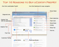 uCertify 1D0-441 CIW Database Specialist screenshot